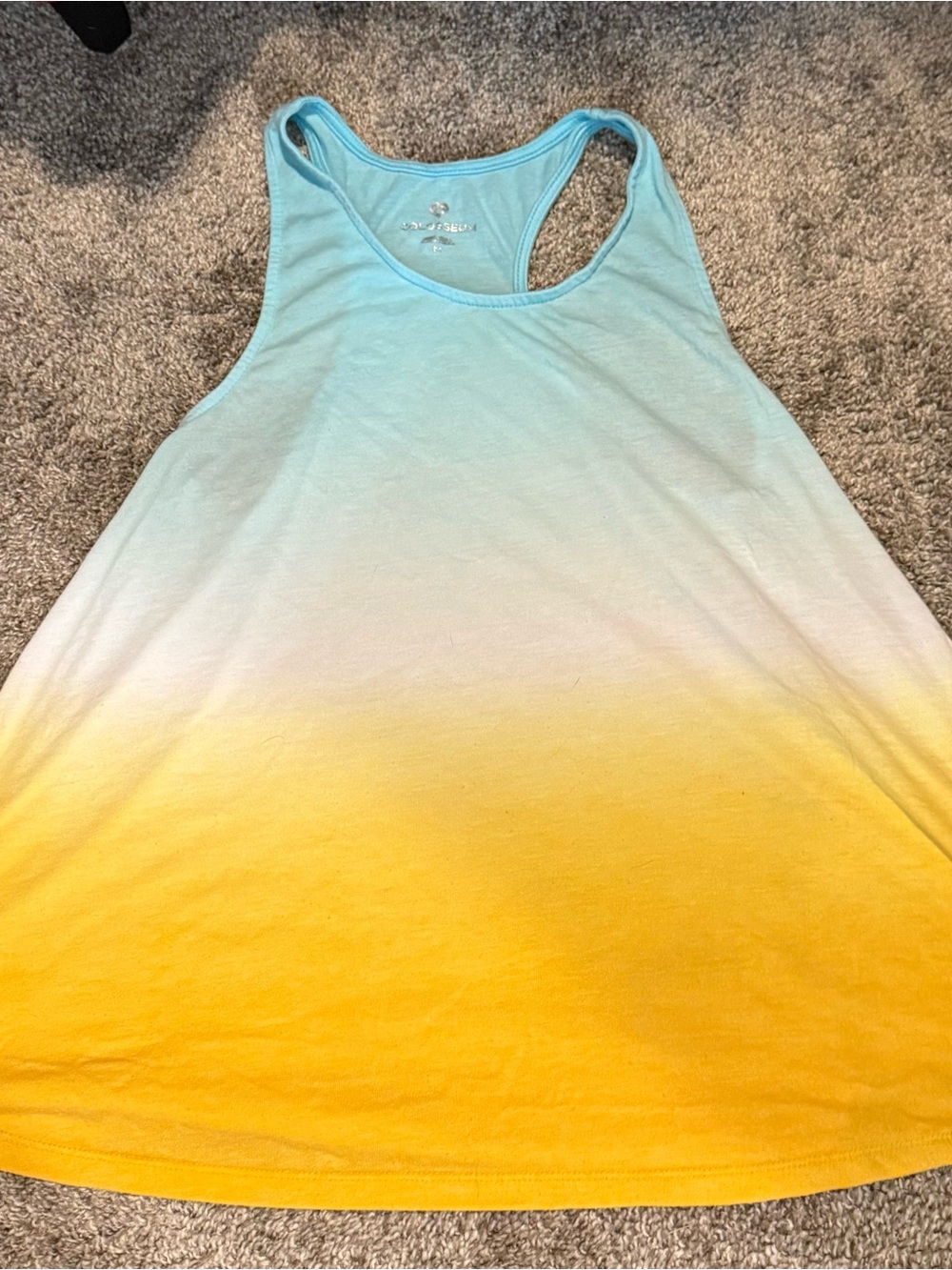 Colosseum Light Turquoise Racerback Tank
